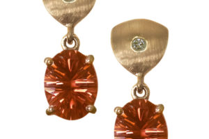 Red Oregon Sunstone Jewelry Designs by Karla Proud