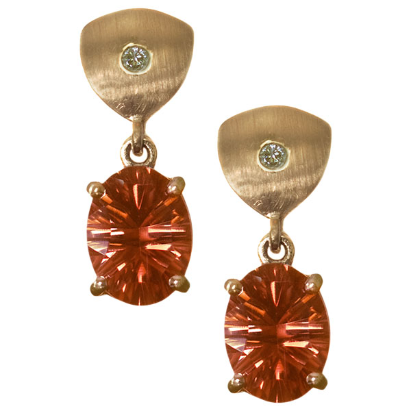 Red Oregon Sunstone Jewelry Designs by Karla Proud