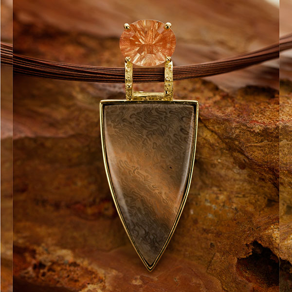 Custom Oregon Sunstone Jewelry Designs by Karla Proud